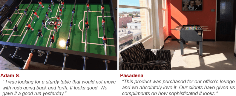 testimonials KICK foosball table 5