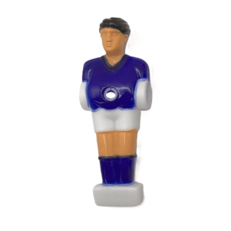 Blue Uniformed (Blue Socks) Player Set for 48″ Foosball Table (non-counterweighted) (for 1/2" rods / 4.13" height)