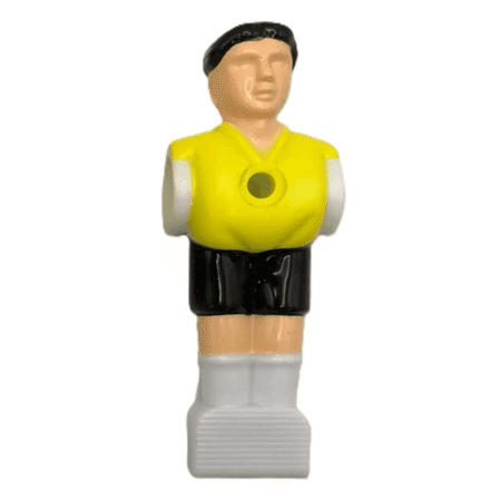Yellow Uniformed Player Set for 55″ Foosball Table (for 5/8" rods/ 4.27" height) (excluding Venture, Voyager, Vanquish)