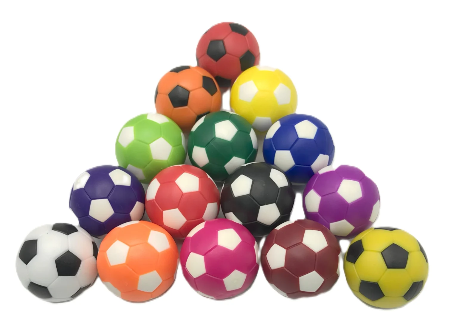 Multi-Color Soccer Foosball For 55" Foosball Tables