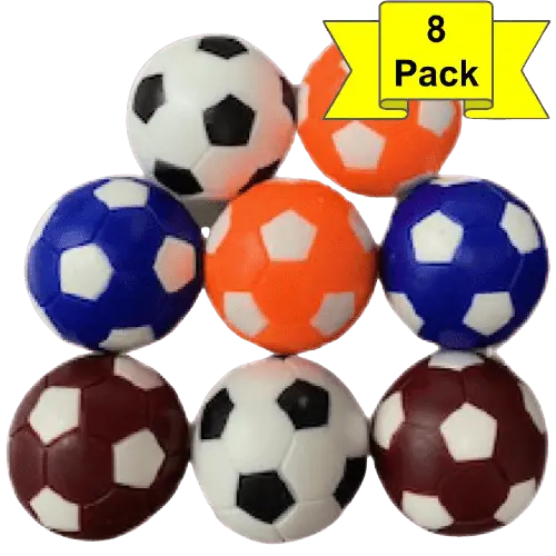 Multi-Color Soccer Foosball For 55" Foosball Tables - Image 2