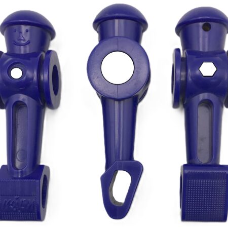Blue Counterbalanced Player Set for 48" Foosball Table (excluding Venture, Voyager, Vanquish)  (for 1/2" rods / 3.60" height )